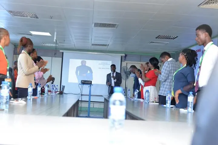 Interactive leadership training session